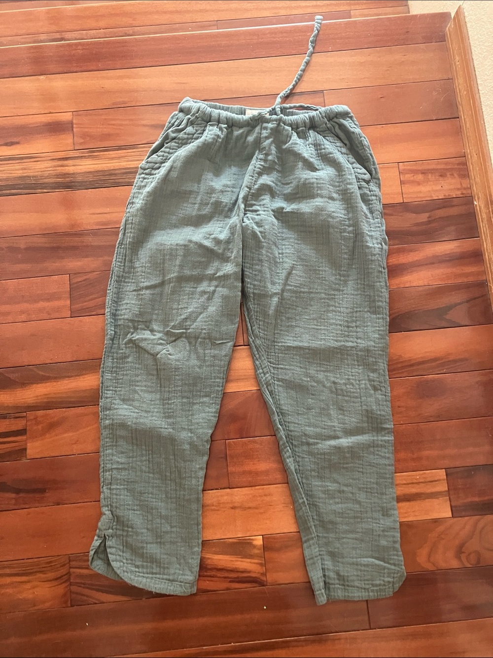 Pact Olive Green Drawstring Joggers